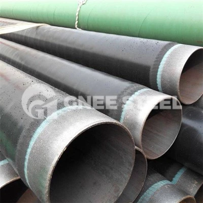 3PE الأنابيب الفولاذية الملحومة الحلزونية